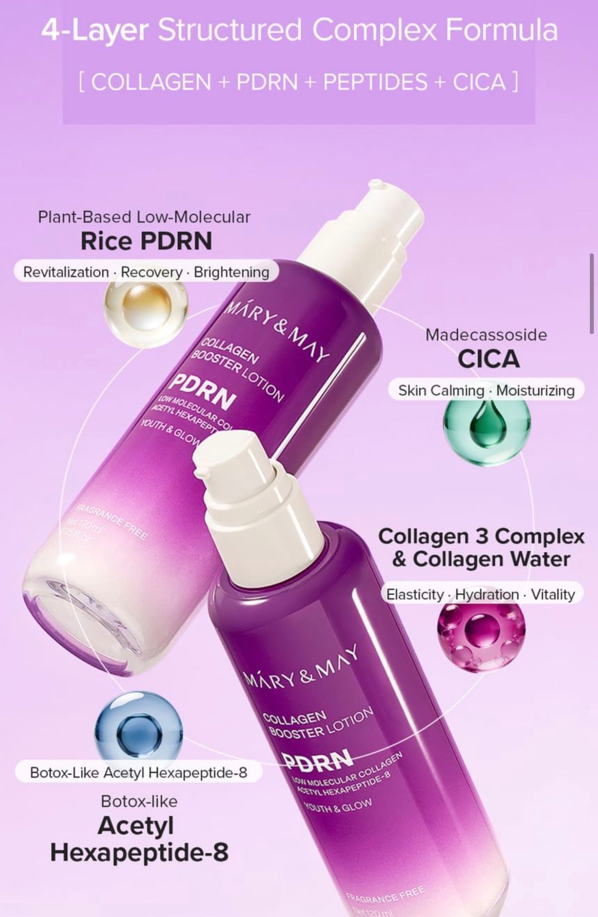 Mary&May Collagen Booster Lotion 120 ml (4.05 fl oz)