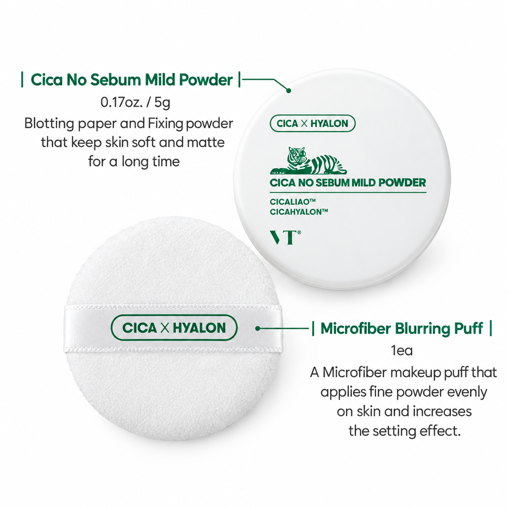 VT Cosmetics - Cica No Sebum Mild Powder - 5g
