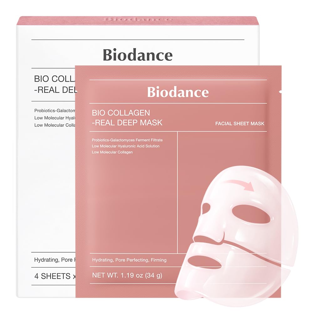 BIODANCE Bio-Collagen Real Deep Mask, Hydrating Overnight Hydrogel (1) Face Mask