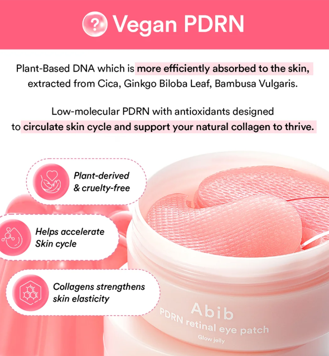 Abib - PDRN retinal eye patch I Glow Jelly