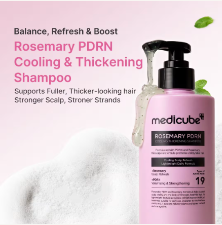 Medicube Rosemary PDRN Cooling Thickening Shampoo 400 ml (13.52 fl oz)
