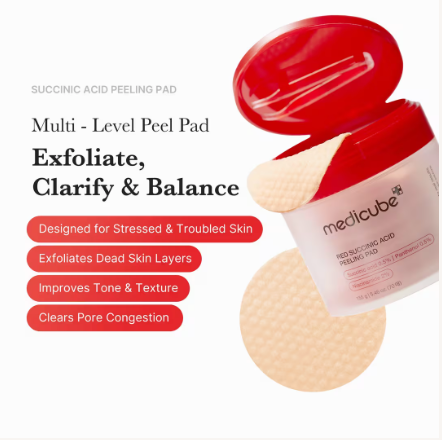 Medicube Red Succinic Acid Peeling Pad (70 Pads)