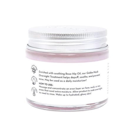 The Créme Shop Skincare Gelée Overnight Treatment Mask - Rose Hip Oil