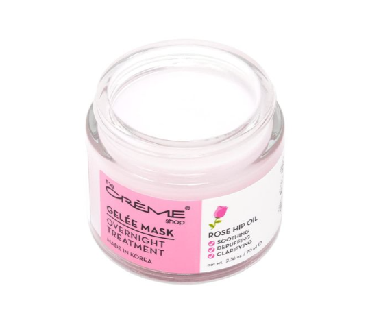 The Créme Shop Skincare Gelée Overnight Treatment Mask - Rose Hip Oil
