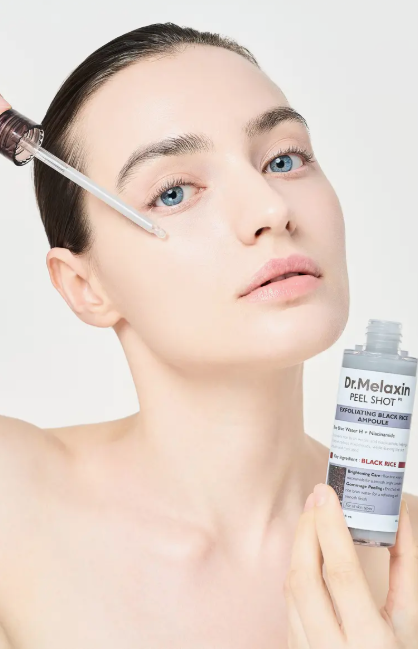 DR MELAXIN Peel Shot Exfoliating Black Rice Ampoule