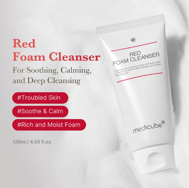 Medicube Red Foam Cleanser - 120 ml (4 fl oz)