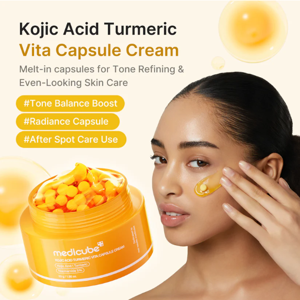 Medicube Kojic Acid Turmeric Vita Capsule Cream (53g)