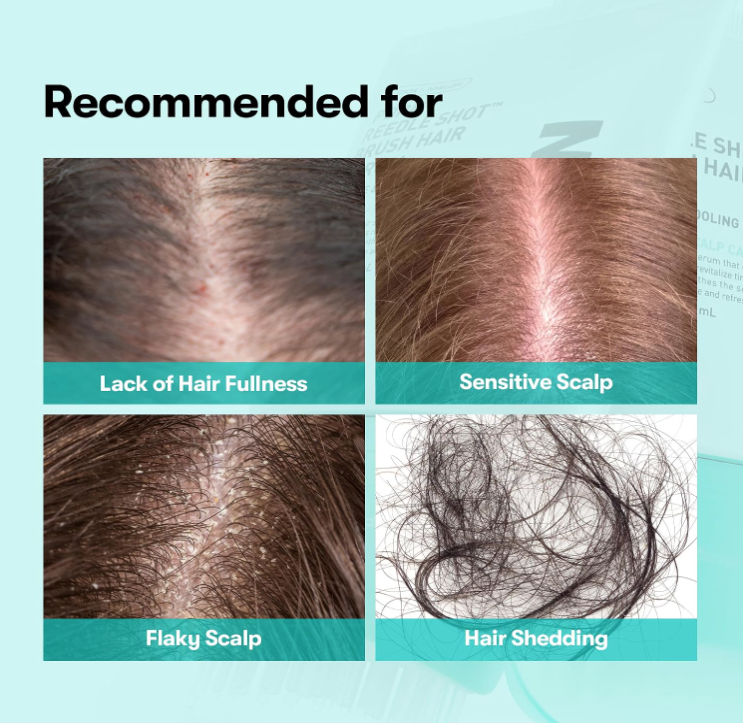 VT - PDRN Reedle Shot Brush Hair Serum