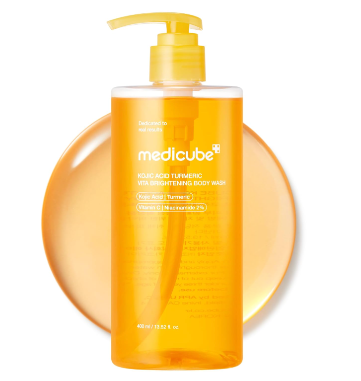 Medicube Kojic Acid Turmeric Brightening Body Wash 400 ml (13.52 fl oz)