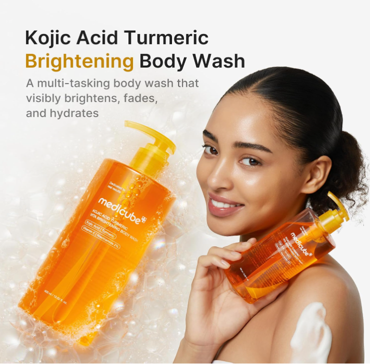 Medicube Kojic Acid Turmeric Brightening Body Wash 400 ml (13.52 fl oz)