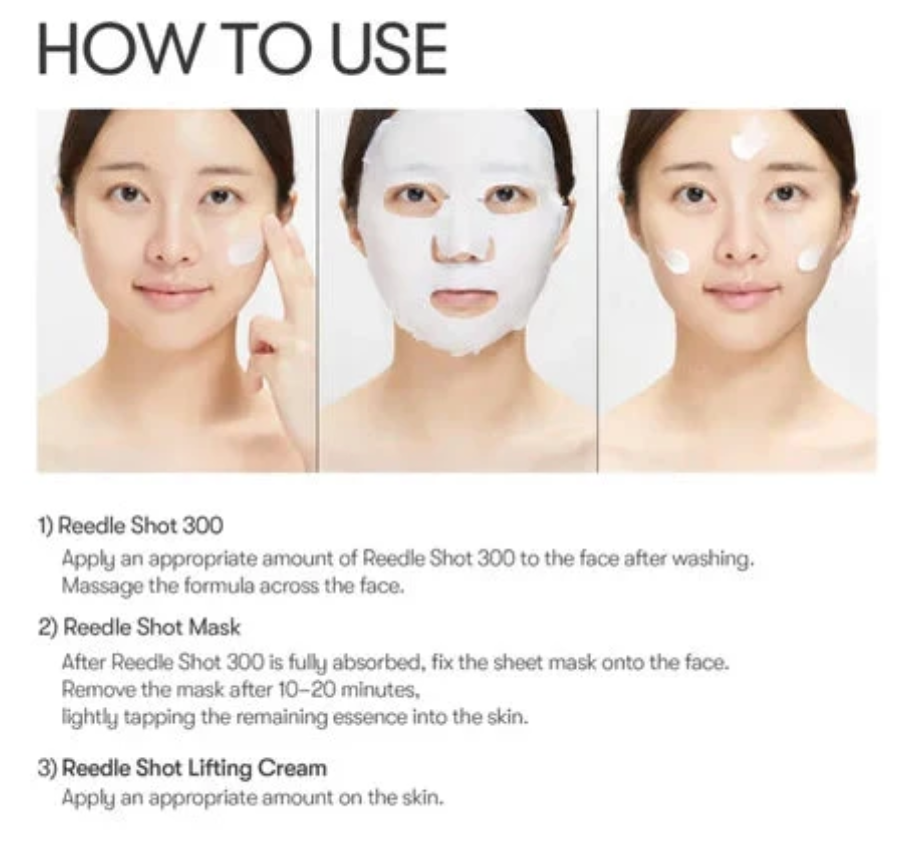 VT Reedle Shot All-In-One 3-Step Mask (1 Mask)