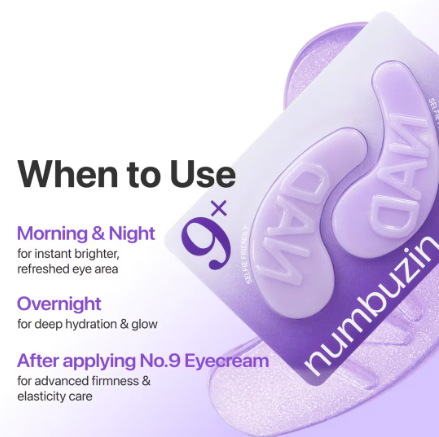 Numbuzin No.9 NAD+ Collagen Under Eye Patch (1 Pair)