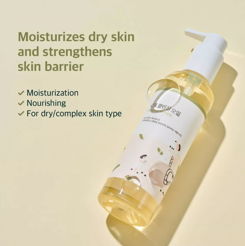 Round Lab Soybean Cleansing Oil - Unscented - 200 ml (6.76 fl oz)