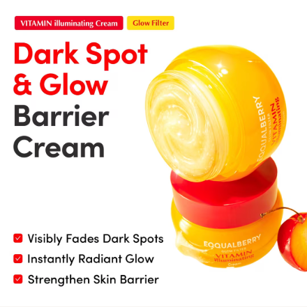 EQQUALBERRY Vitamin C Illuminating Cream 50 ml (1.69 fl oz)