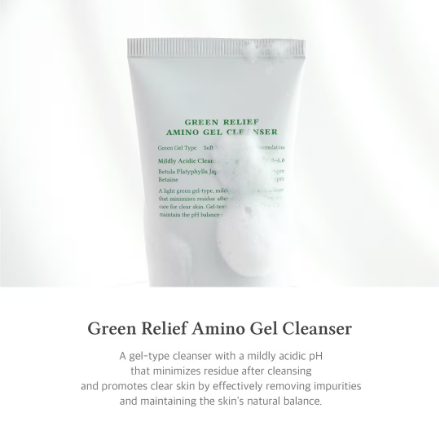 Dr. Althea Green Relief Amino Gel Cleanser 100 ml ( 3.38 fl oz)