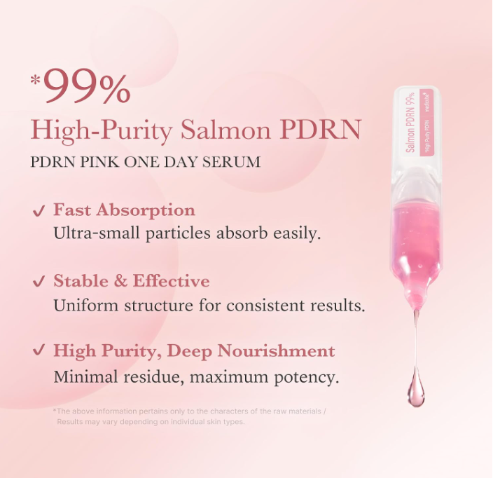 Medicube Salmon DNA PDRN Pink One Day Serum