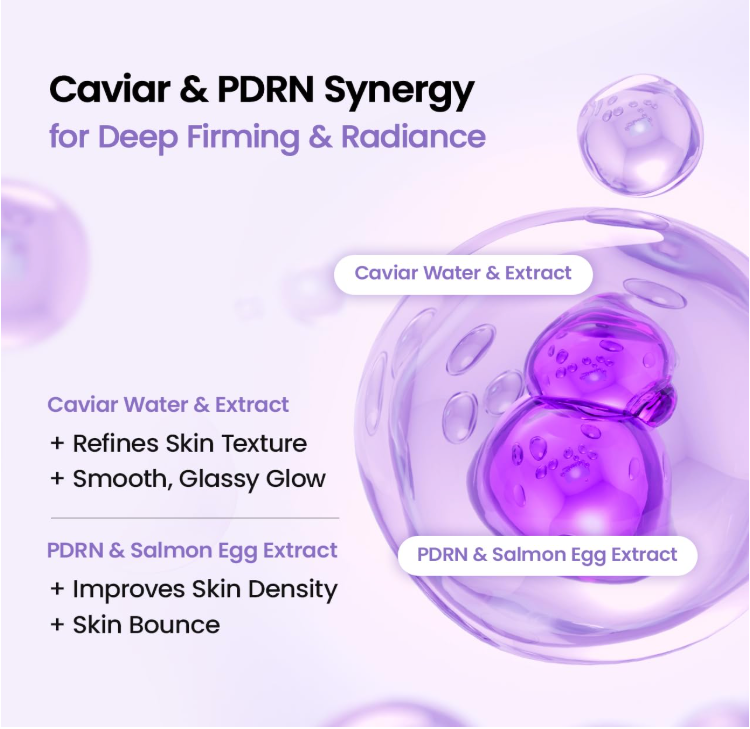 BIODANCE Rejuvenating Caviar PDRN Real Deep Mask, Hydrating Overnight Hydrogel (1) Face Mask